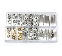 Okeeyseda Austausch Von Uhrenkronenteilen, Sortierter Kuppel-Flachkopf, Griffrohre, Griffbuchsen, Reparaturwerkzeugsatz für Uhrenteile