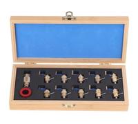 Okeeyseda Uhrenfederaufzugsset, Messing-Uhrenreparaturwerkzeug, Armbanduhr-Reparaturset, DIY-Uhrmacher-Werkzeugset für Uhrmacher-Ersatzteile