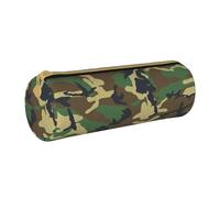 OKFSTY Federmäppchen, Militär-Design, Camouflage, Grün, für Schule, Schreibwaren, Stift-Organizer, niedliche Bleistifttasche für Schüler, weiß, Einheitsgröße, Taschen-Organizer