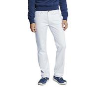 Oklahoma Jeans Herren R140 Straight Jeans, Weiß (White 007), W33/L34