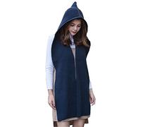 OKSakady Frauen Mädchen Winter Warmer Mit Kapuze Schal, Dame Weich Strick Earflap Schal Kopftuch Halswärmer Hoodie Hut