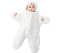 OKSakady Neugeborenes Baby Boy Girl Winter Jumpsuit Outfit Kapuze Onesie Dicke Bodysuit Strampler Cartoon Seestern Mantel