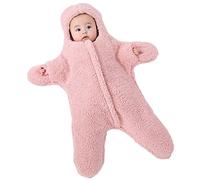 OKSakady Neugeborenes Baby Boy Girl Winter Jumpsuit Outfit Kapuze Onesie Dicke Bodysuit Strampler Cartoon Seestern Mantel