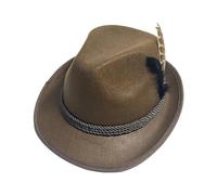 Oktoberfest Hut, Trachtenhut Mit Feder, Bayerischer Hut Jägerhut, Jägerhut Für Oktoberfest, Bayerischer Trachtenhut, Retro Bayern Trachtenhut Filzhut Für Rollenspiele, Herren Kopfbedeckung