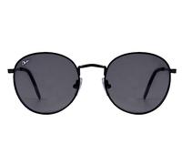 Okulars® Eco Metal Recycelte Sonnenbrille für Damen und Herren, verstellbar, UV400-Filter, Einheitsgröße, Schwarz