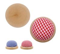 OKUMEYR 2 Stück Pack Nadelkissen Nähnadel Aufbewahrungstasche Rot Blau mit Sicherem Halt und Großem Fassungsvermögen für Selbstgemacht Handarbeiten