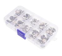 OKUMEYR 50 Stück Perlenbroschennadeln mit Abdeckknöpfen Dekorative Sicherheitsnadeln für Hemden Modische Anstecknadeln für Damen Leicht zu Befestigen Vielseitig für Kleider