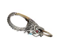 OKUMEYR Drachen Schlüsselanhänger aus Kupfer mit Antikem Design und Zartem Retro Stil Leichter Schlüsselhalter für Taille ohne Raue Kanten Dekorativer Schlüsselverschluss