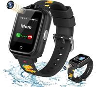 OKYUK 4G Kinder-Smartwatch mit GPS-Tracker, Smartwatch mit Dual-Kamera für Kinder, 2-Wege-Sprach- und Videoanruf, SOS-Benachrichtigung, sichere Smartwatch für Schüler, 3-12 Jahre Geburtstag