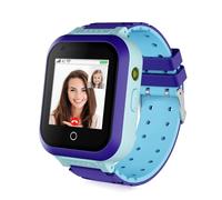 OKYUK Smartwatch Kinder mit GPS und SOS, multifunktionale Kinder-Smartwatch mit Zwei-Wege-Sprechen, Tracker-Kinderuhr, als Geschenk verwendbar, geeignet für Kinder im Alter von 3-12 Jahren (T3 Blau)