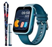 OKYUK T45 Kinder-Smartwatch, 4G, GPS-Tracker, Uhr für Kinder, Videoanrufe, Nachrichten, Schulmodus, SOS-Kamera, Schrittzähler (grün)