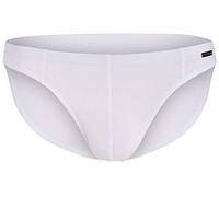 OLAF BENZ Brazilbrief mit Gummibund und Logo-Aufnäher weiß M