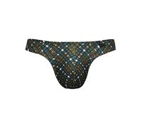 Olaf Benz Herren String RED2562 checkgreen - Größe L