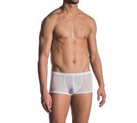 OLAF BENZ Minipants mit Gummibund und Logo-Aufnäher weiß L