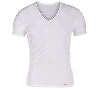 OLAF BENZ Halbarm T-Shirt V-Ausschnitt Mischgewebe weiß XXL