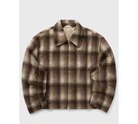 OLAF CHECKED CROPPED JACKET women Bomber Jackets brown in Größe:S