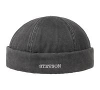 Old Cotton Winter Dockercap by Stetson Mützen M (56-57 cm) schwarz