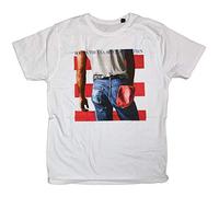 Old Skool Hooligans Bruce Springsteen T-Shirt - Born in The USA Gr. M, weiß