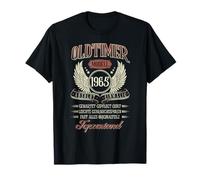 Oldtimer Geburtstag Geschenk 1965 Geschenkidee Unisex Retro Vintage Oldtimer 1965 Model T-Shirt Schwarz Klein EU S Jahrgang 1965 Geburtstag Geschenk Deko