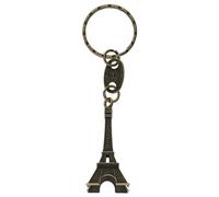 Oleanderhof Eiffelturm Schlüsselanhänger in Bronze Farbe - Paris Andenken - Paris Reise - Frankreich Urlaub - Mini Eiffelturm