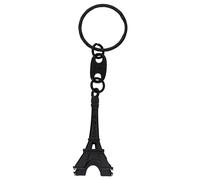 Oleanderhof Eiffelturm Schlüsselanhänger in Schwarz - Paris Andenken - Paris Reise - Frankreich Urlaub - Mini Eiffelturm