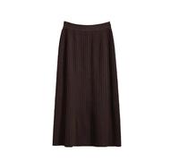 OLEETS Strickrock Für Damen - Einfacher, Einfarbiger, Schlanker Strickrock Für Damen, Herbst Und Winter, Elastisch, Hohe Taille, Lang, Elegant, Vintage, Warme Streetwear Für Arbeit, Büro, Braun