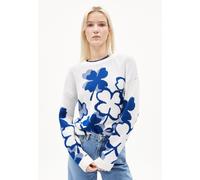 ARMEDANGELS OLESSYAA CLOVER - Damen Pullover aus Bio-Baumwolle lapis blue-light oatmilk XS
