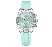 OLEVS Damenuhr modisch Roségold Diamant Analog Quarz Damenuhren für Frauen Luxus Kleid Edelstahl wasserdicht Datum Armbanduhren
