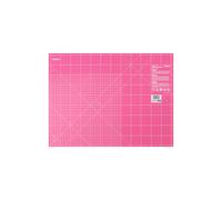 OLFA Schneidematte pink A2 (60 x 45 cm Skalierung in cm und inch)