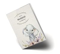 Olgs Reisepasshülle Wildnis Elefant, Kunststoff Schutzhülle für Dokumente & Reisepass personalisiert mit Namen