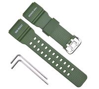 OliBoPo Ersatz-Uhrenarmband aus natürlichem Harz für Casio G-Shock Master of G Mudmaster Twin Sensor Sportuhr GG-1000/GWG-100/GSG-100
