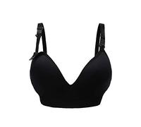 Oliked Still-BH für Frauen, Soft Cup, 3-4 Stück, 1 Packung (Schwarz), M