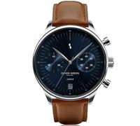 Oliver Green Arbor AR41BULEBR - Herren - 41 mm - Analog - Quarz - Saphirglas