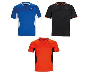 Oliver Polo Palma Badmintonshirt High-Tech Faser drei Farben Teamshirt schwarz S