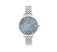 Olivia Burton Damen-Uhren Analog Quarz One Size Silber 32014925