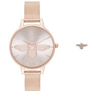 Olivia Burton Travel Retail Gift Set OBGSET42 - Damen - 34 mm - Analog - Quarz - Mineralglas