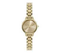 Olivia Burton Uhr mit DREI-Zeiger-Quarzwerk für Damen Kollektion MINI Classic mit Goldfarben Edelstahlarmband - 24000242