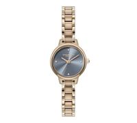 Olivia Burton Uhr mit DREI-Zeiger-Quarzwerk für Damen Kollektion MINI Classic mit Roségoldfarbenes Edelstahlarmband - 24000243