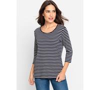 Olsen Baumwollshirt Damen blau, 48