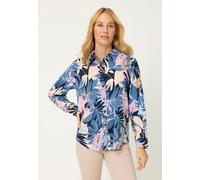 Blouse Woven Long Sleeves Blau 38