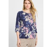 Olsen Langarmshirt Damen indigo, 40