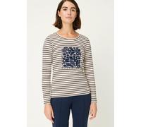 Olsen - T-Shirt Long Sleeves classic beige melang - Gr. - 46