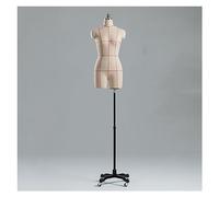 OLSKFUH Weibliche Schneiderpuppe, Weiblicher Torso, Schneiderpuppe Zum Nähen Von Kleidung, Schneiderpuppenkörper Im Geteilten Beindesign Mit Höhenverstellbarem Ständer Zur Präse,B-92#