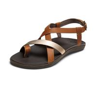 OLUKAI Damen olukai frau sandale upena senf bubbly 38 us mustard bubbly