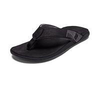 OLUKAI Herren Tuahine Sandalen Schwarz 9