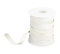 OLYCRAFT 20 Yards/18.3m Gummi Badebekleidungs Elastikband Weißes Flaches Schwimmgummiband PVC Synthetikkautschukband 1cm Breiter Elastischer Gummistreifen Schwimmzubehör Zum Nähen von Badebekleidung