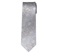 OLYMP Krawatte Herren – Seide, blau gemustert – One Size