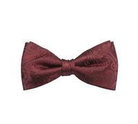 OLYMP Fliege regular aus reiner Seide Paisleymuster rot