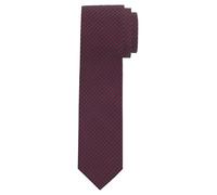 Seidenkrawatte mit Allover-Muster One Size men Bordeaux