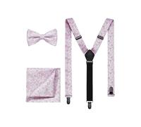 OLYMP Hosenträger+Schleife+Einstecktuch Herren rosa, OneSize